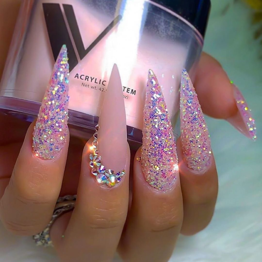 Drop Emoji If You Love Larreguinails Valentino Diamond Gel